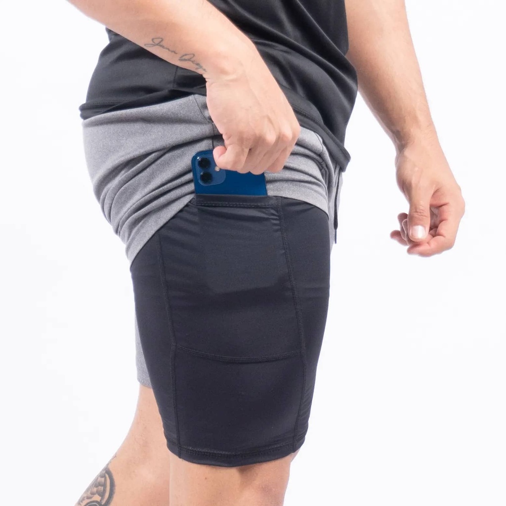 Short Crack 2 en 1 Caballero - TENFIT