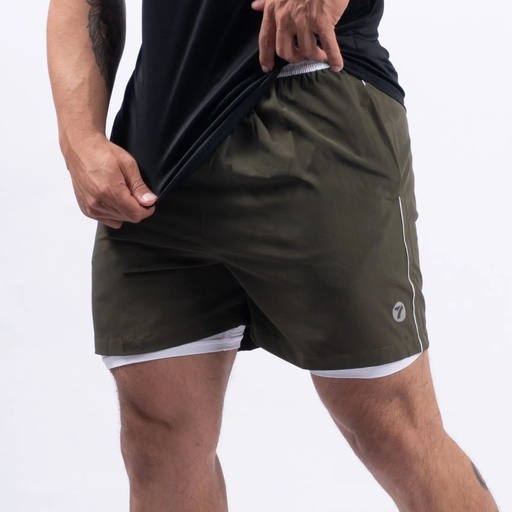 Short Running 2 en 1 Caballero - TENFIT