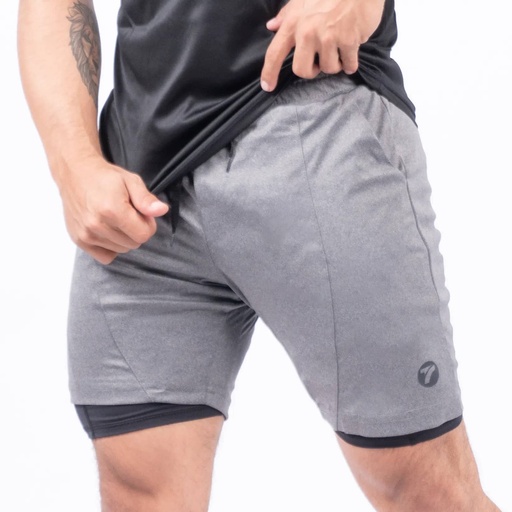 Short Crack 2 en 1 Caballero - TENFIT